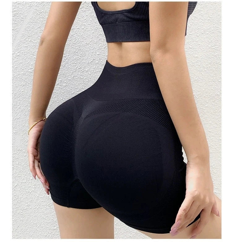 Seamless Butt Lifting Fitness Shorts