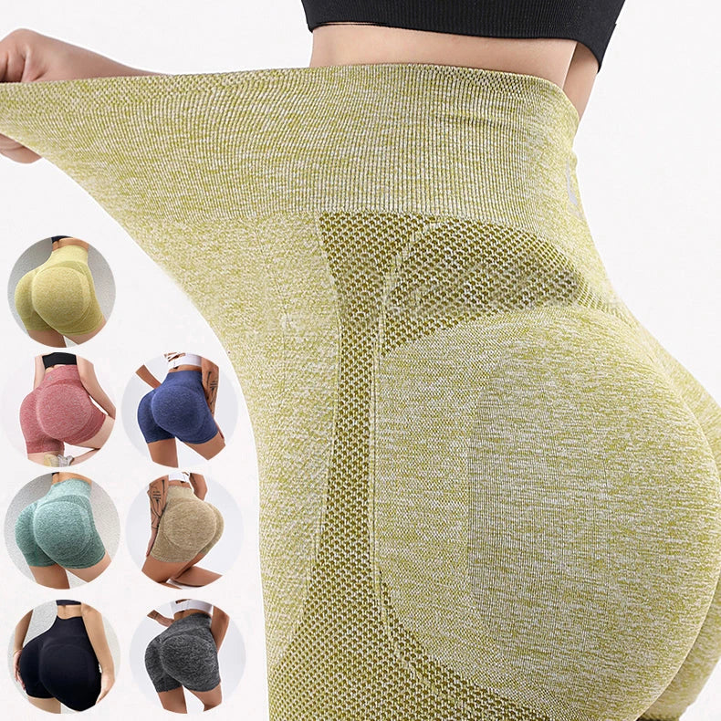 Seamless Butt Lifting Fitness Shorts